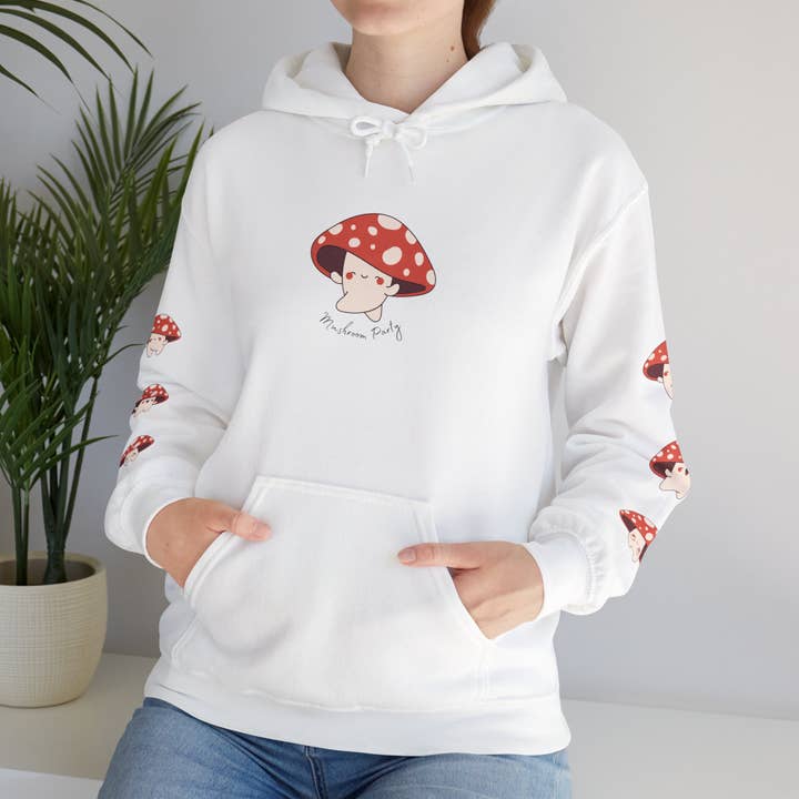 Laney's Castle - Wholesale Hoodie - Unisex - Mushroom Party Hoodie – Cottagecore Fall Apparel4