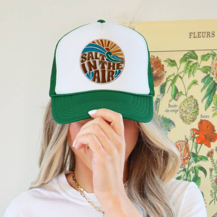 Gorra de camionero Salt in the Air para adulto, gorra Snapback para mujer para venta al por mayor de Spruce Seed
