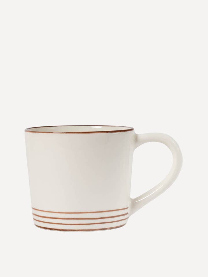 Ontbijt Handgeschilderde Cappuccino Mok voor wholesale door Valsa Home