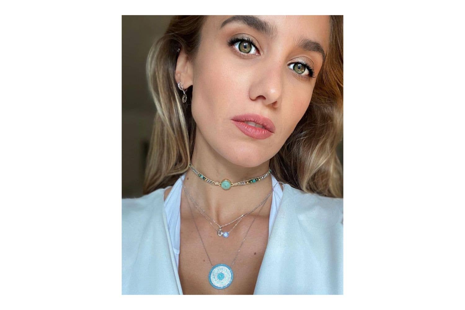 Boho Betty - Wholesale Beaded Bracelet - America Teal Amazonite Gemstone 3 Wrap Bracelet2