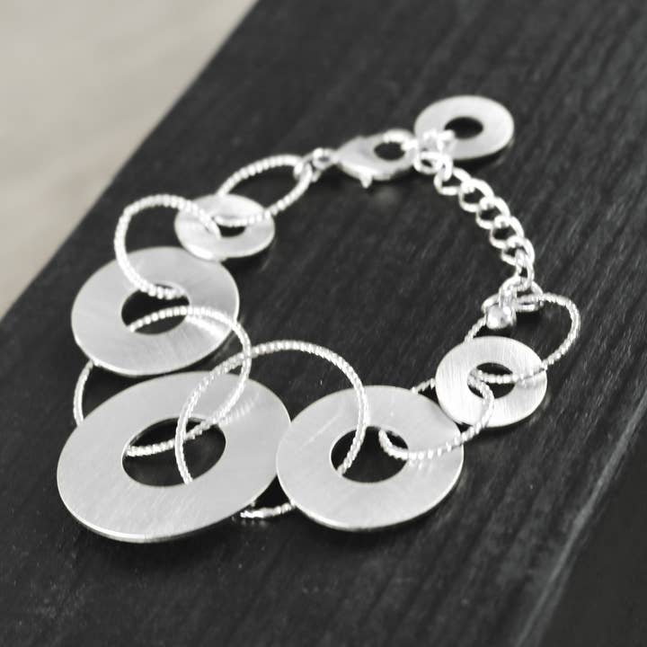 Alaya Chunky Bracelet Silver Plating for wholesale by Dansk Copenhagen