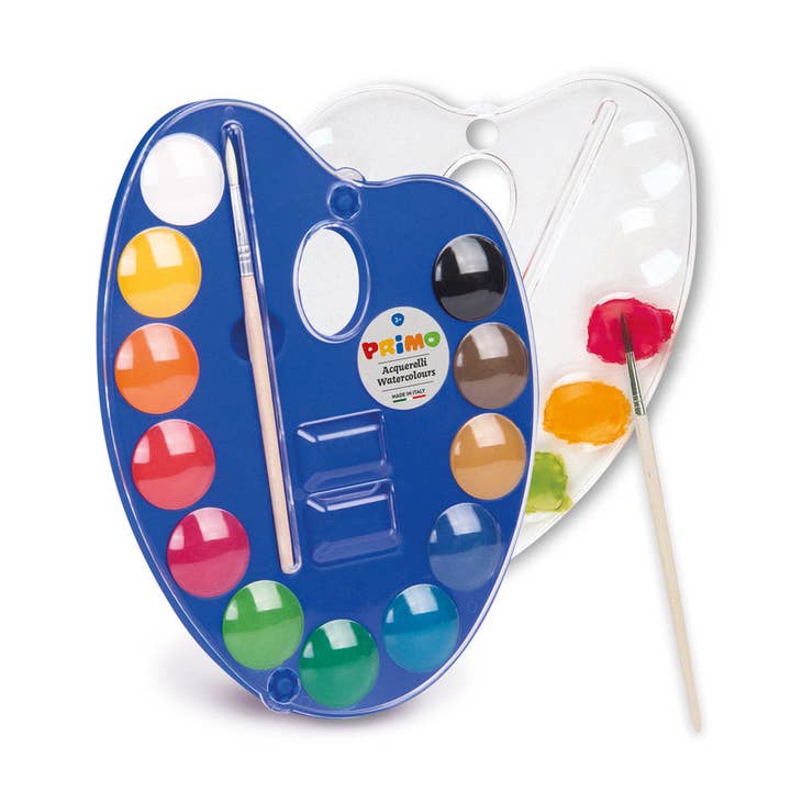 Inside Out Toys – wholesale Watercolour paint – PRIMO 12 Watercolour Palette0