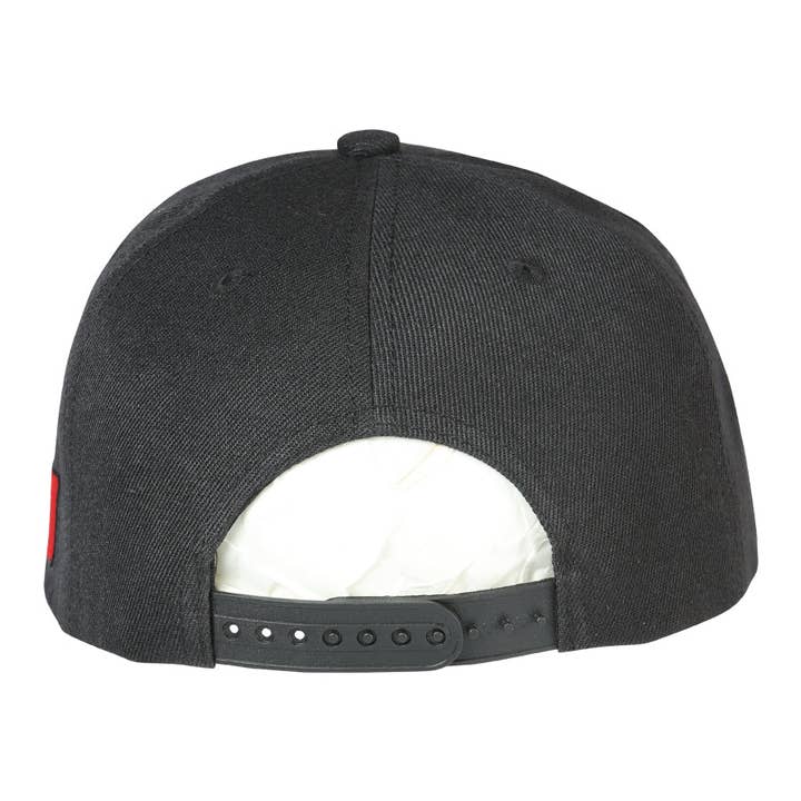 El General Western Wear - Wholesale Flat Brim Cap - Men's - El General SB/DGO Hat- Black 447874