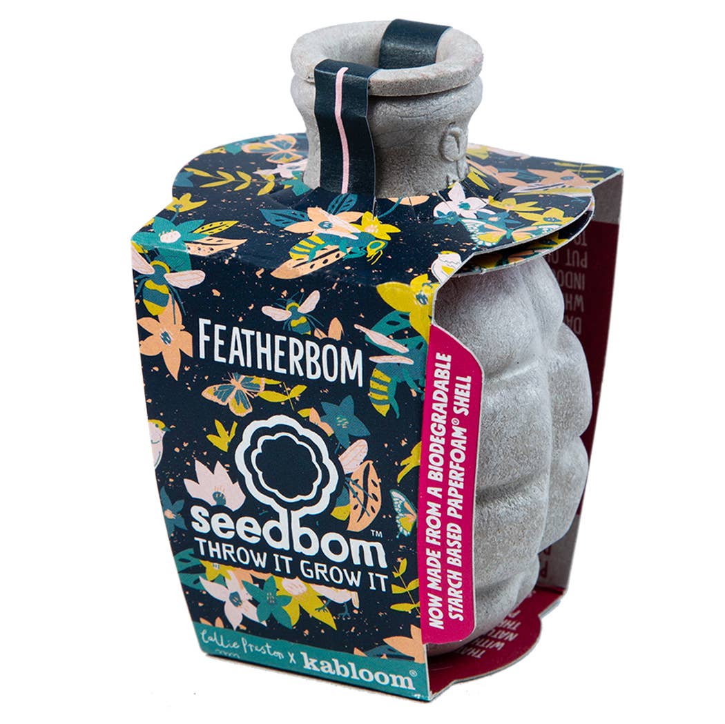 Shroot: Kabloom Seedboms – wholesale Plant seeds – Featherbom & Urban Bloomer Seedbom - Mixed CDU Pack1