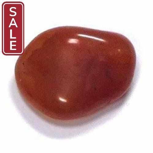 Virgo Birthstone echter Karneol, 1 Trommelstein für den Großhandel von Love Amber x