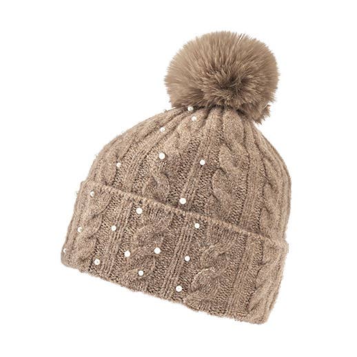 Set da 22 e 50 pezzi: Cappello invernale da donna LAVORATO A MAGLIA (Set) per la vendita all'ingrosso da parte di NF Nitzsche Fashion