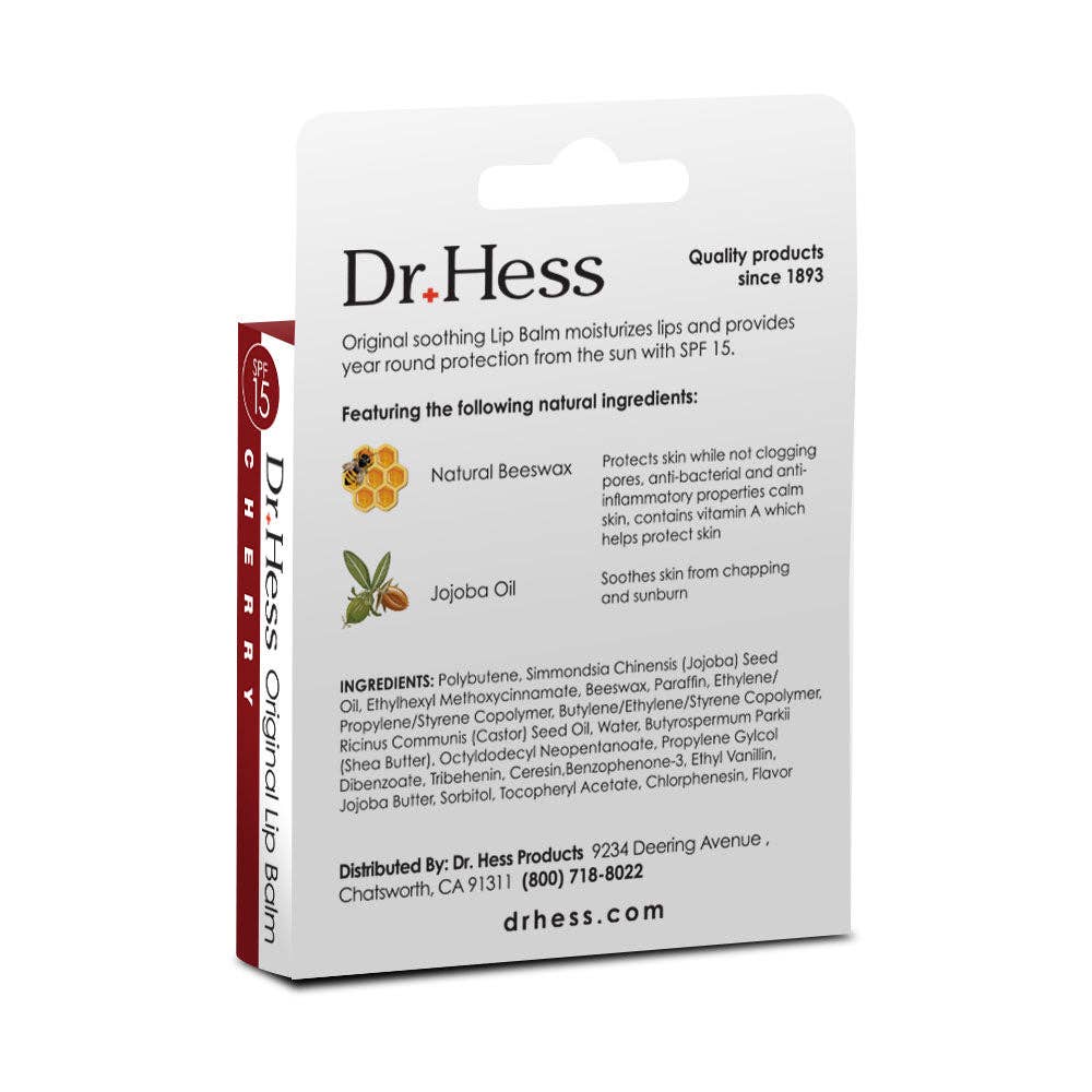 Dr. Hess - Wholesale Lippenbalsem - Dr. Hess Udder Stick Lippenbalsem, Kers, 4 Stuks5