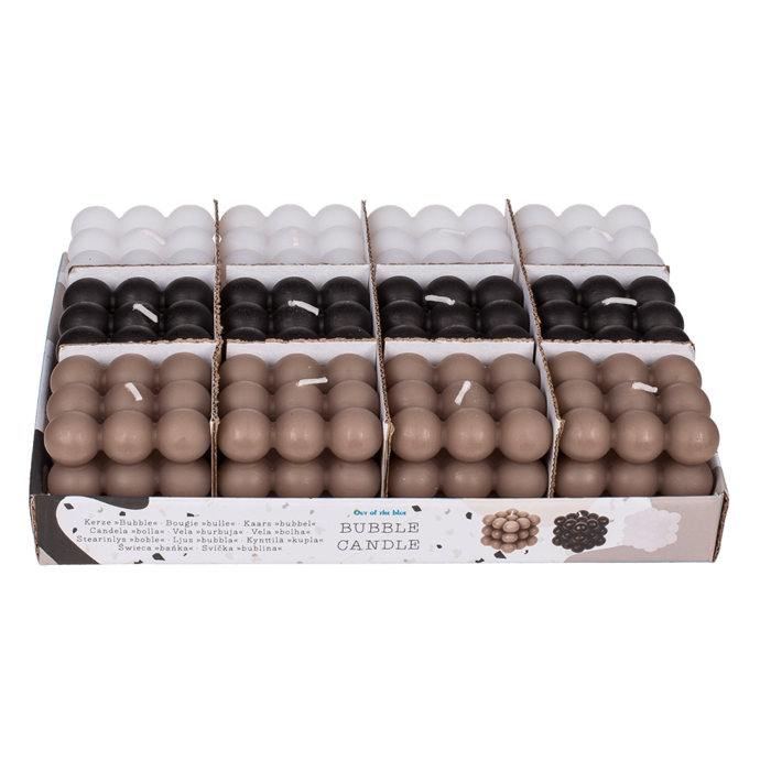 Out of the blue KG - Wholesale Novelty Candle - Candle, Bubble, ca. 6 x 5,5 cm,1