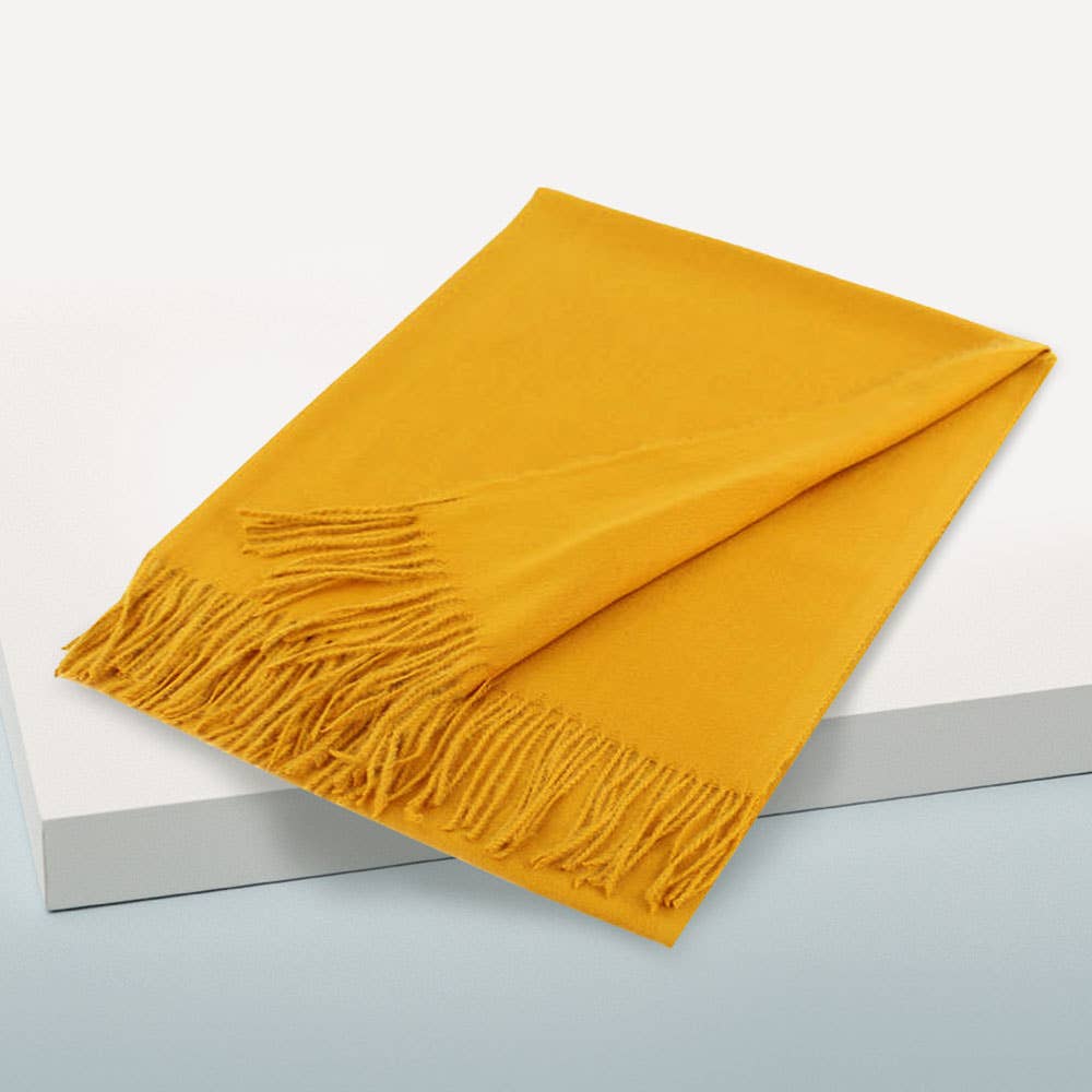 Sensibling Corp. - Vente Écharpe – femme - Écharpe châle unie en pashmina42