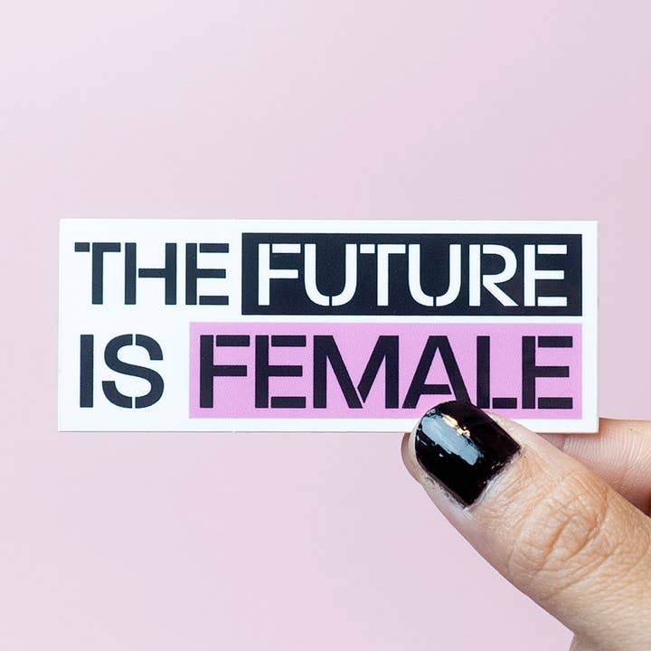 Die Zukunft ist ein weiblicher Aufkleber, feministischer Aufkleber für den Großhandel von Rebelist