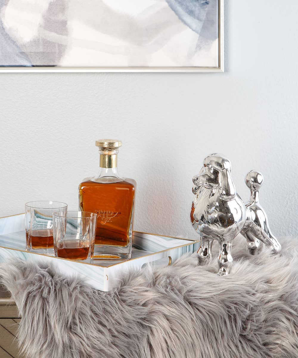 NAYOTHECORGI - Wholesale Decorative Figurine - Standing Poodle Ceramic Statue1