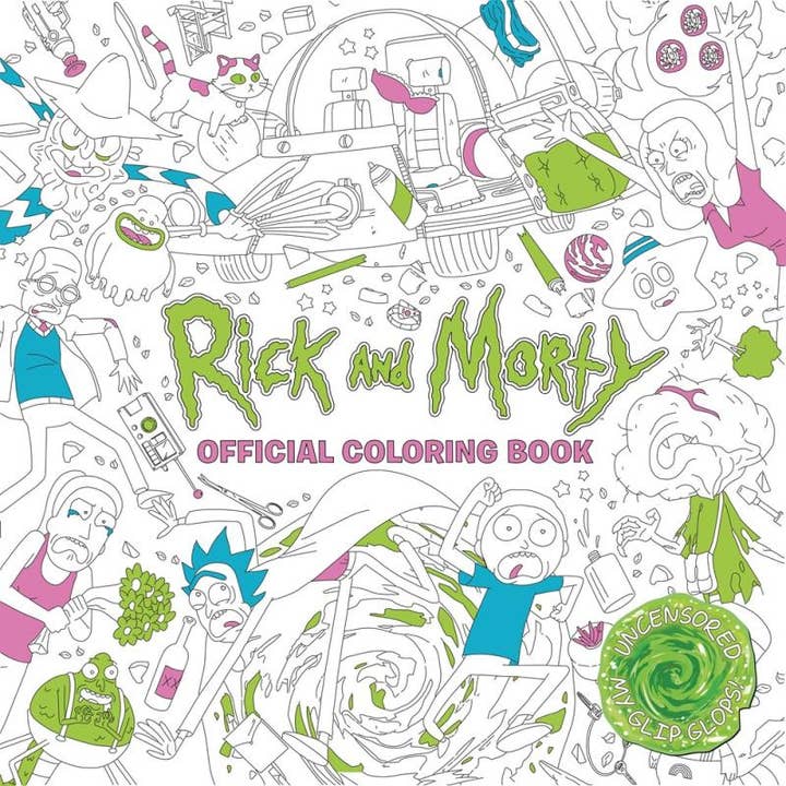 Rick and Morty Official Coloring Book for wholesale by Microcosm Publishing & Distribution
