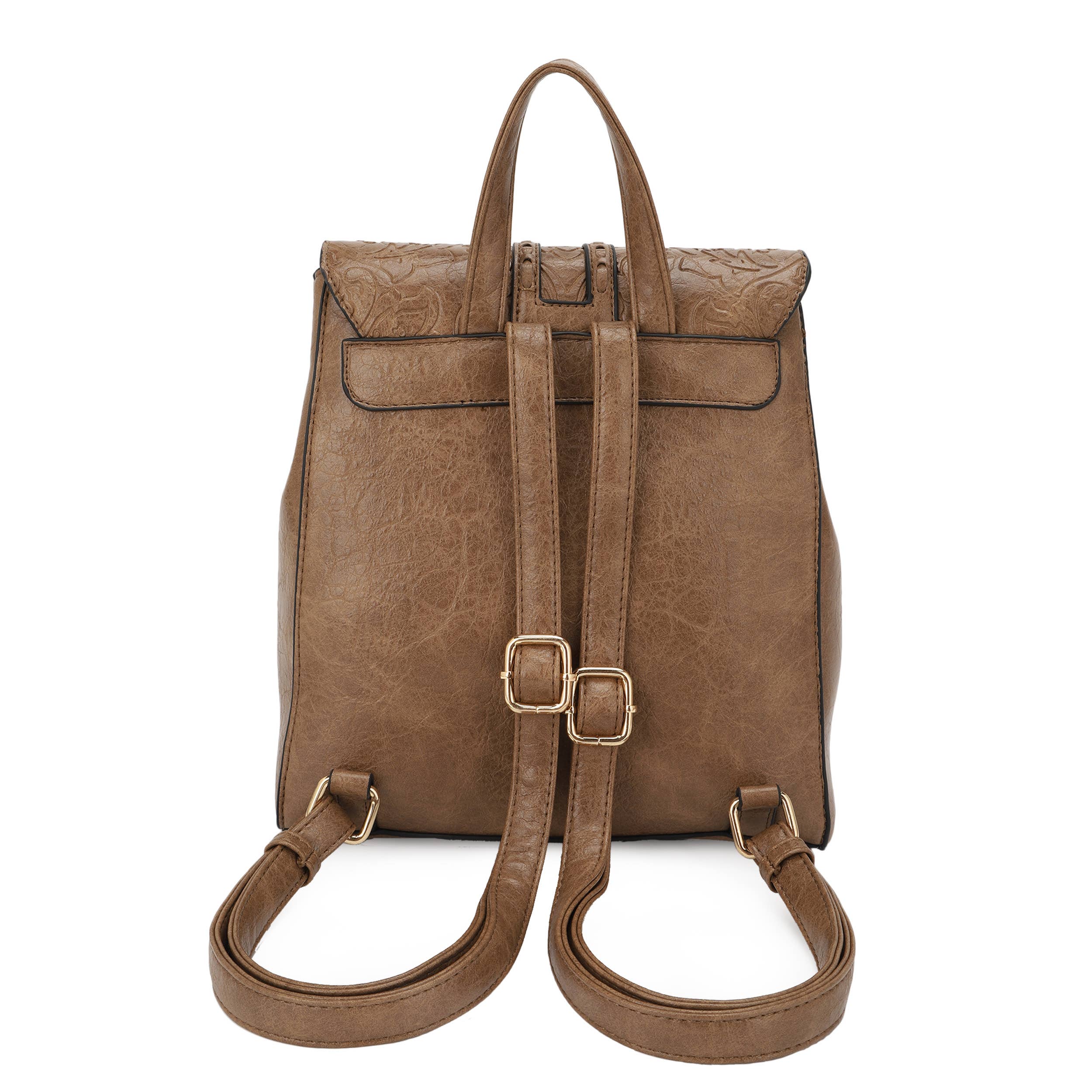 KAYLA+AVA – Großhandel Rucksack – Damen – Montana Rucksack im Westernstil mit Hibiskusmuster und Prägung6