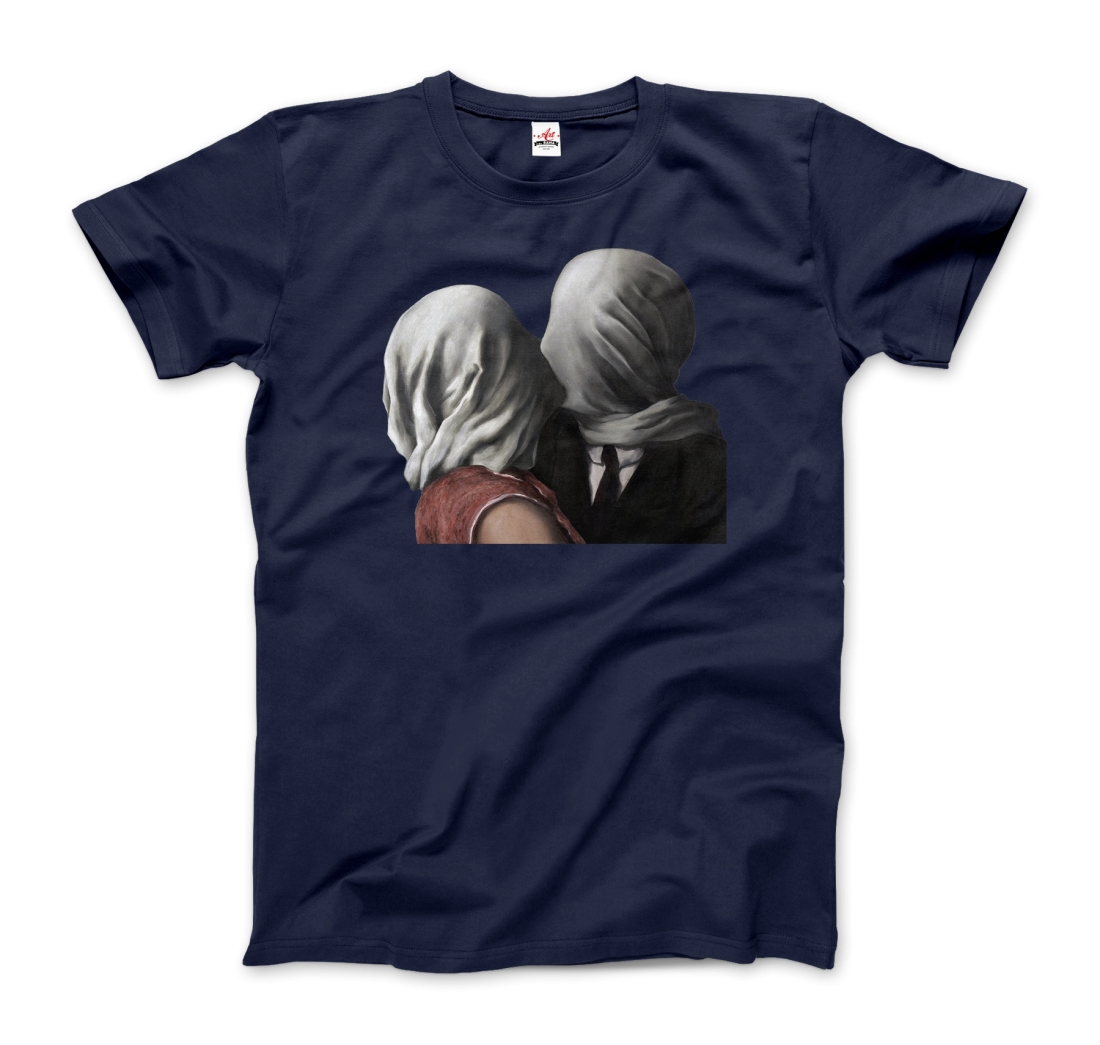 Art-O-Rama Shop - Vente T-shirt à imprimés – unisexe - T-shirt avec œuvre The Lovers II (1928) de René Magritte7