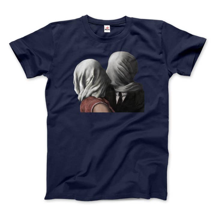 Art-O-Rama Shop - Vente T-shirt à imprimés – unisexe - T-shirt avec œuvre The Lovers II (1928) de René Magritte7