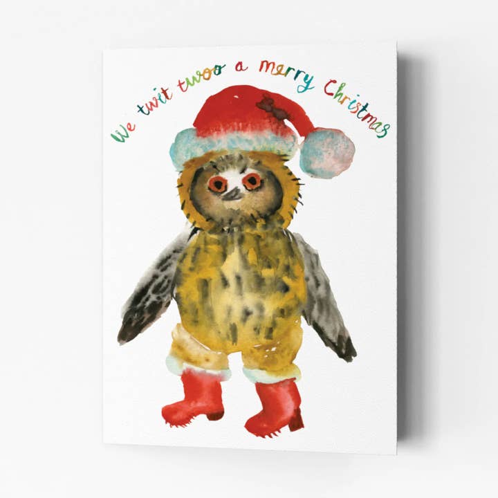 Twit Dois Um Feliz Natal por atacado de Rosie Webb illustrations