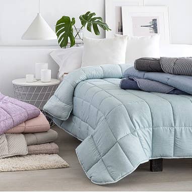 Barceló Hogar - Venta al por mayor Edredones acolchados - Duvet Nórdico Bicolor Reversible "Lino-Duvet"