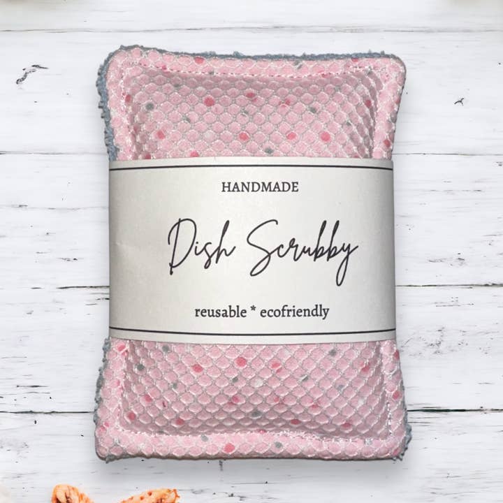 Reusable Sponge Pink Dots for wholesale by Three Dandelion Wishes