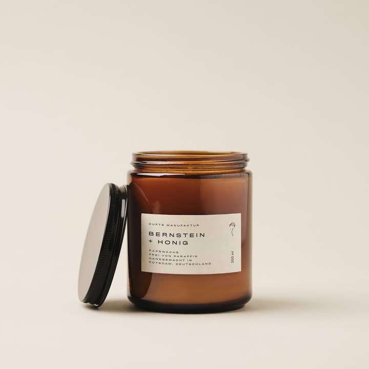 DUFTE Manufaktur - Venta al por mayor Velas en tarros - Vela a base de ámbar y miel