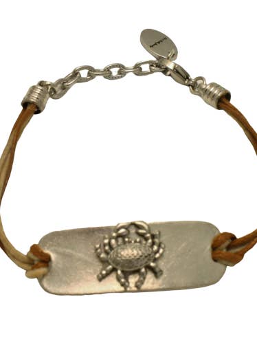 Pulsera de cuero con diseño de barra de abalorios para venta al por mayor de Ciao Bella Jewelry Inc