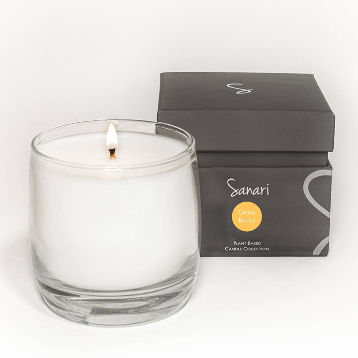 Sanari Candle - Wholesale Jar/Filled Candle - Crema Bucca - Licorice Vanilla, Clove, Cinnamon 8.5oz/240gr