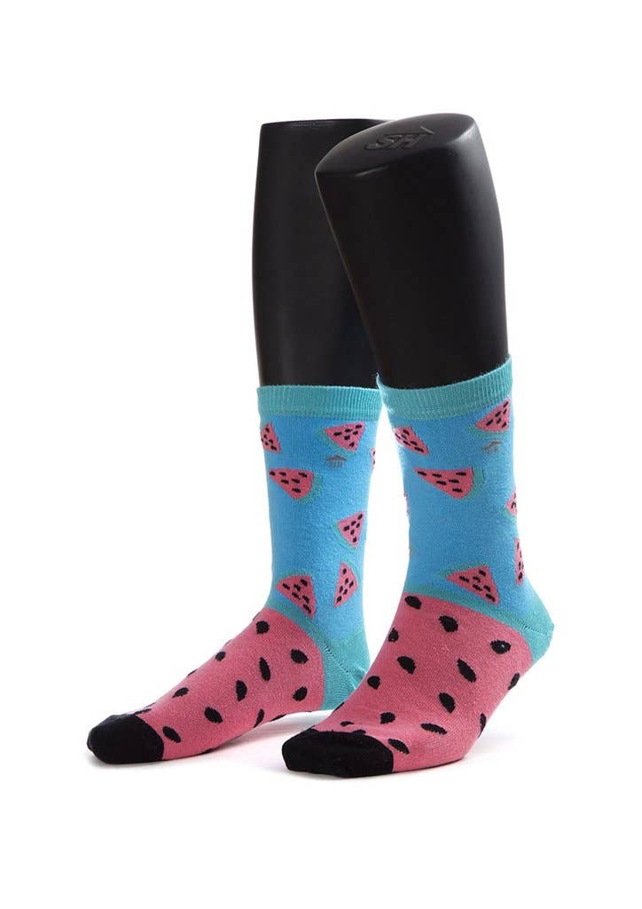 CalzeMie – Engroshandel Strømper - Dame – Vandmelon Design Sokker0