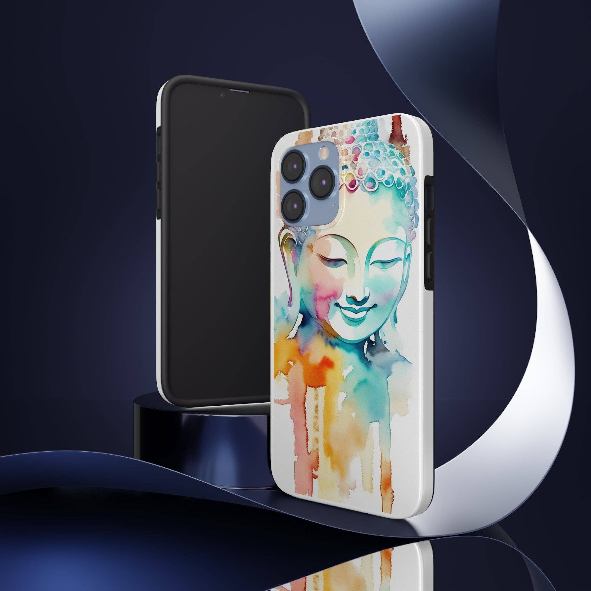 Art Essential - Wholesale Telefoonhoesje - Dames - Buddha Jay watercolor stoere telefoonhoesjes van Art Essential4