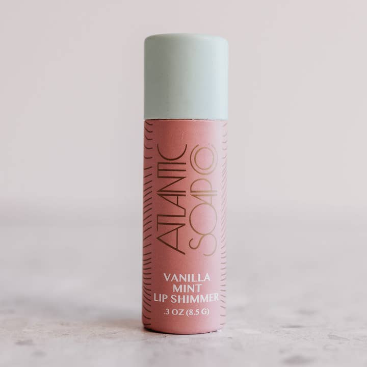 Atlantic Soap Co., LLC - Wholesale Lip Balm - Lip Shimmer - Vanilla Mint0