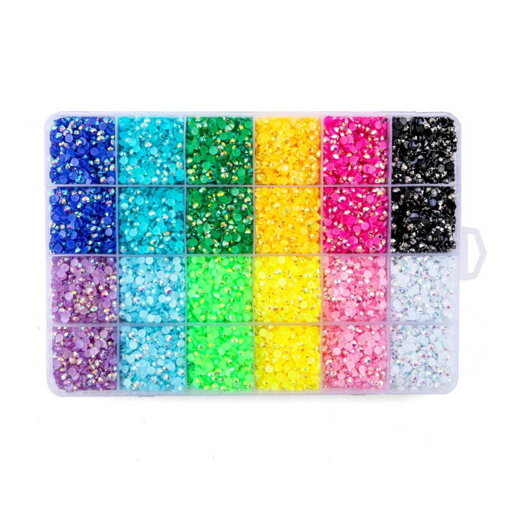 One Stop Cups - Venta al por mayor Material para manualidades - Kit de 12 colores de diamantes de imitación de0