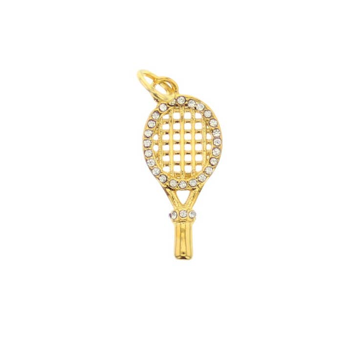 Racket Charm for wholesale by Lotus Jewelry Studio