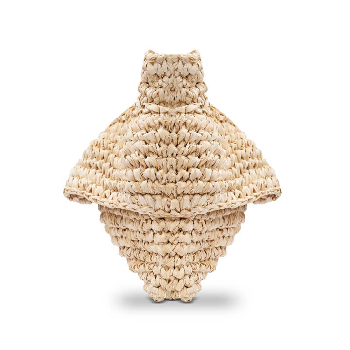 The Artisan and Company - Wholesale Clutch Bag - Women's - Ruffle Mini Raffia Clutch1