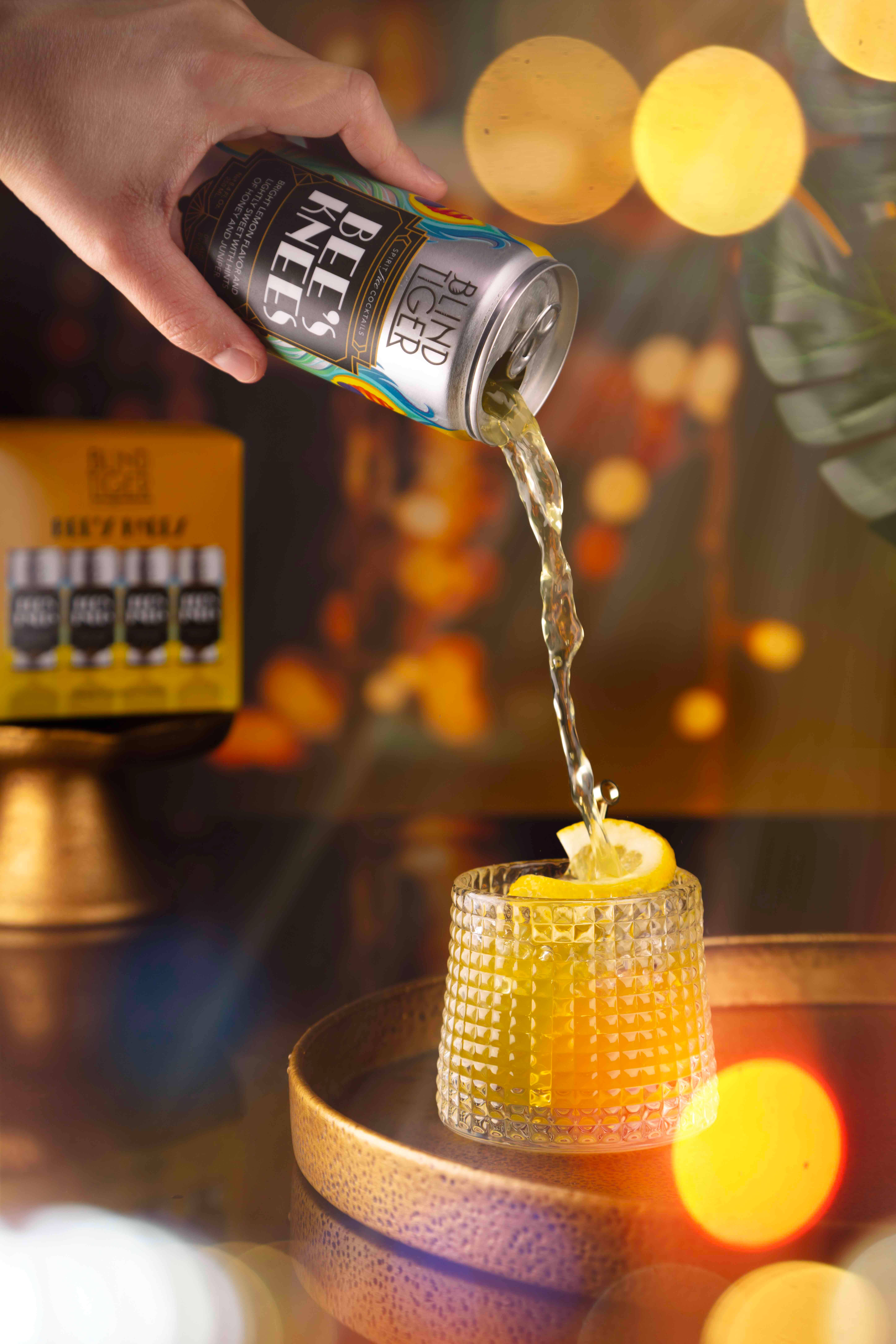 Blind Tiger Spirit-Free Cocktails - Wholesale Non-Alcoholic Aperitif/Mocktail - Bee's Knees Non-Alcoholic RTD Cocktail & Mixer2