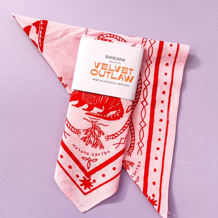 Velvet Outlaw - Wholesale Bandana - Unisex - Triangle Armadillo Bandanas - Multiple Colors5