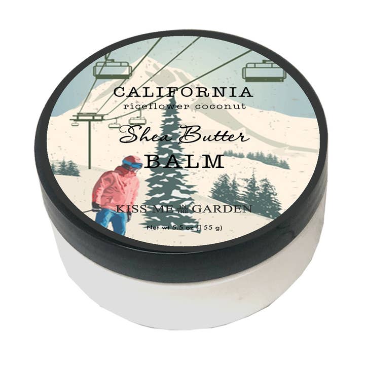 Kiss Me in the Garden - Wholesale Body Balm/Butter - CALIFORNIA themed products SHEA BUTTER BALM 5 oz10