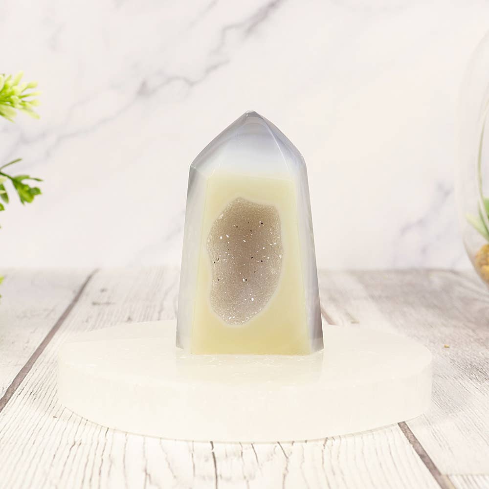 Natures Artifacts Inc - Wholesale Spiritual Stone/Crystal - Druzy Agate Tower | Druzy Agate Crystal1