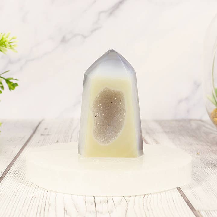 Natures Artifacts Inc - Wholesale Spiritual Stone/Crystal - Druzy Agate Tower | Druzy Agate Crystal1