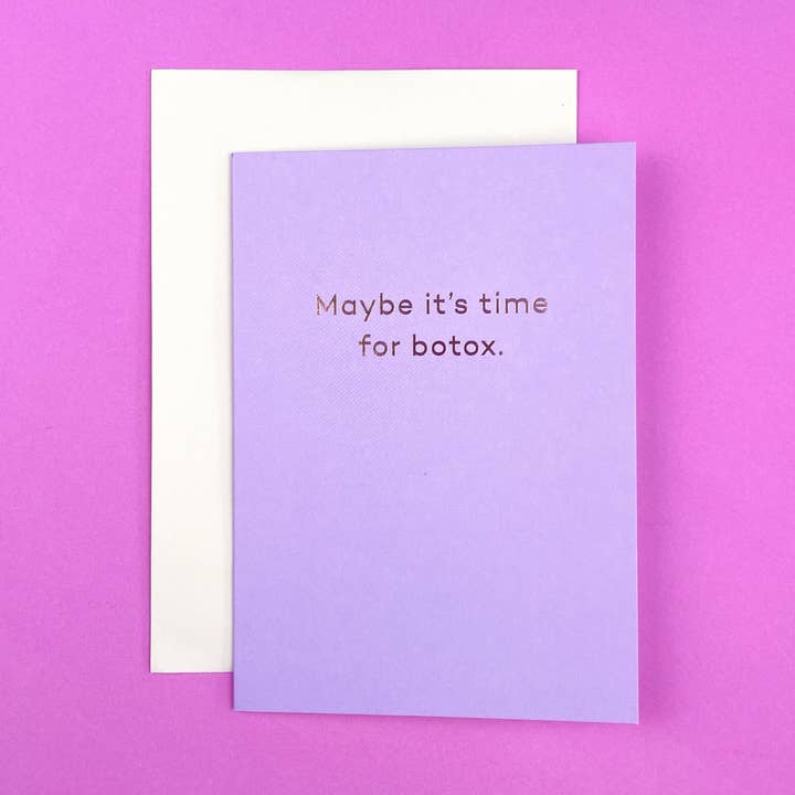 Mean Mail – wholesale Birthday card – Maybe It's Time for Botox. birthday card0