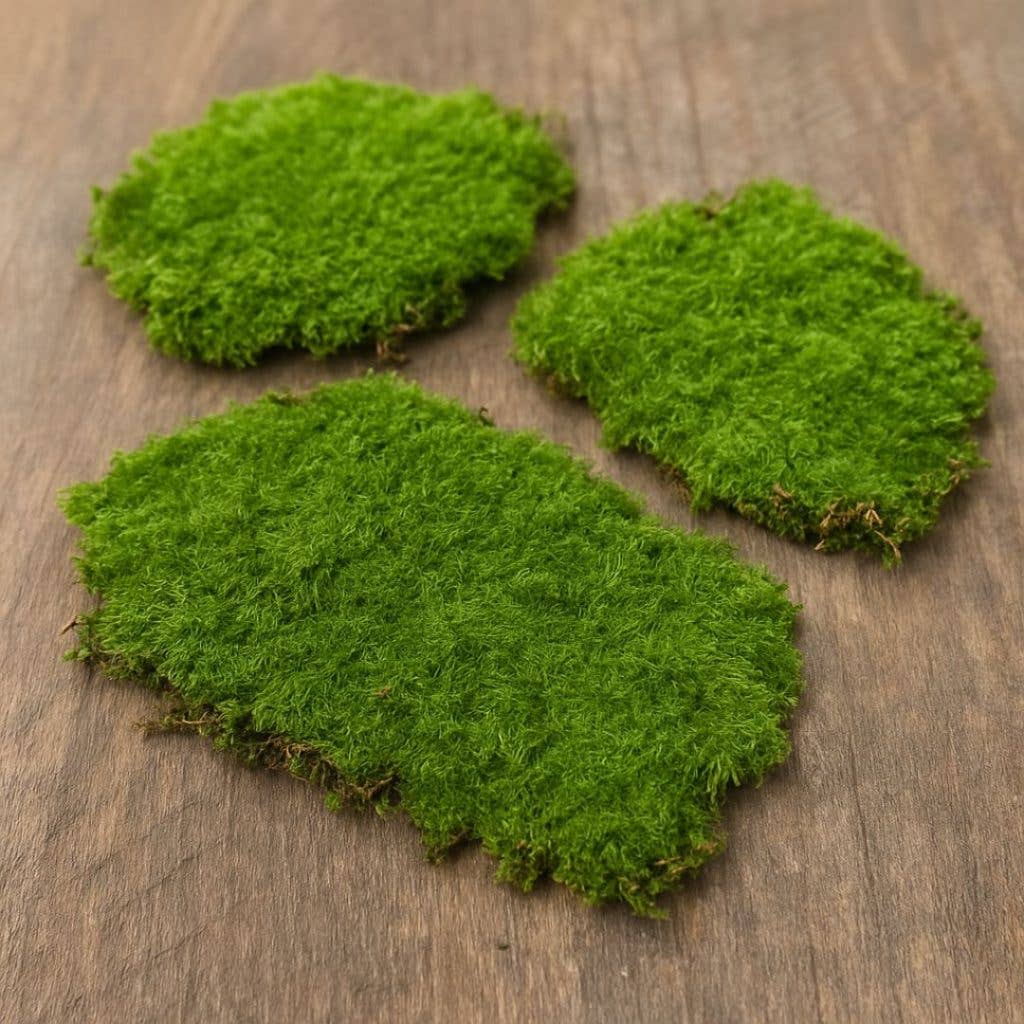Moss & Stone Gardens - Wholesale Dried/Pressed Flowers - Preserved Sheet Moss | 1 sq ft | 2.5 sq ft | 5 sq ft2