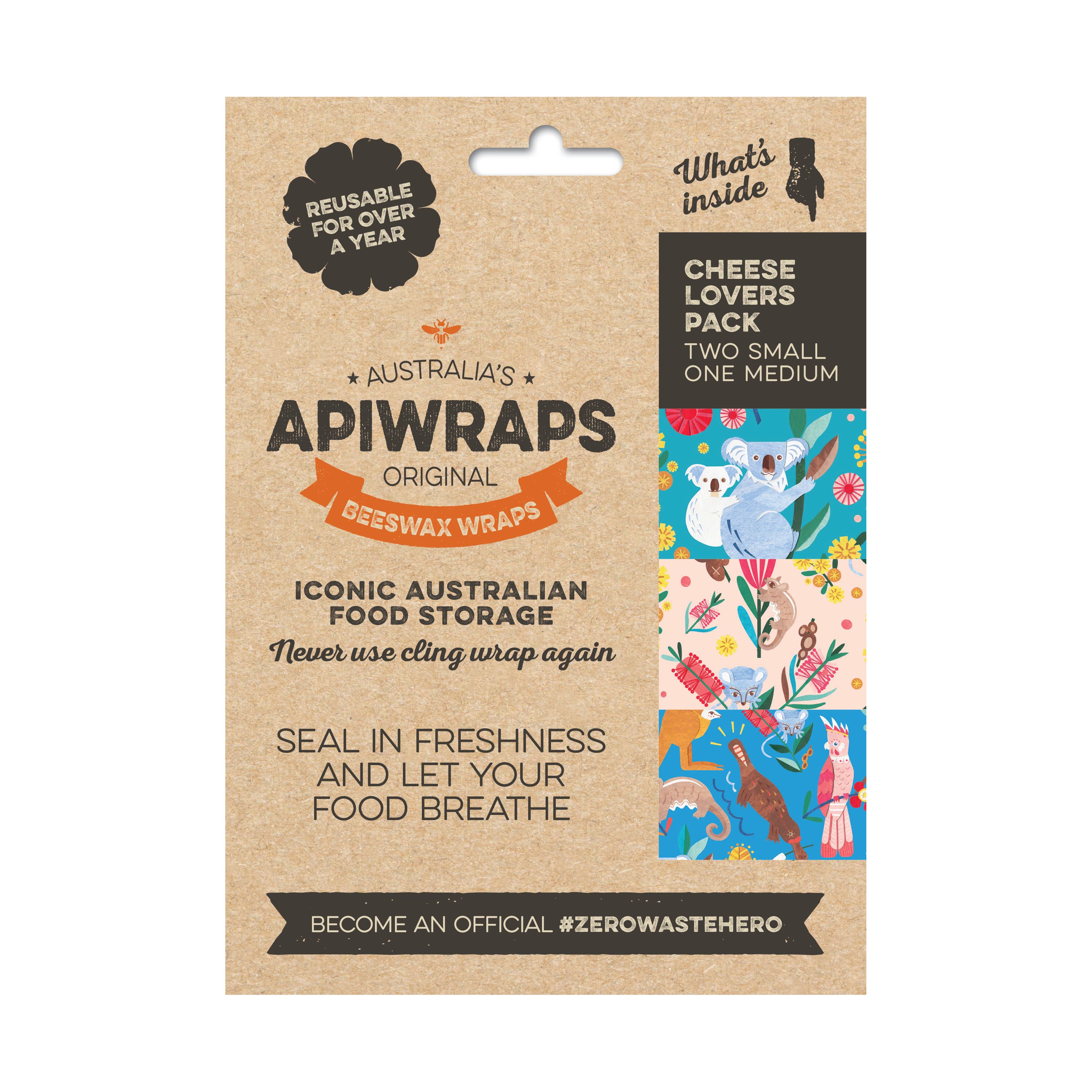 Apiwraps - Wholesale Food storage wrap/bag - Cheese Lover Pack7