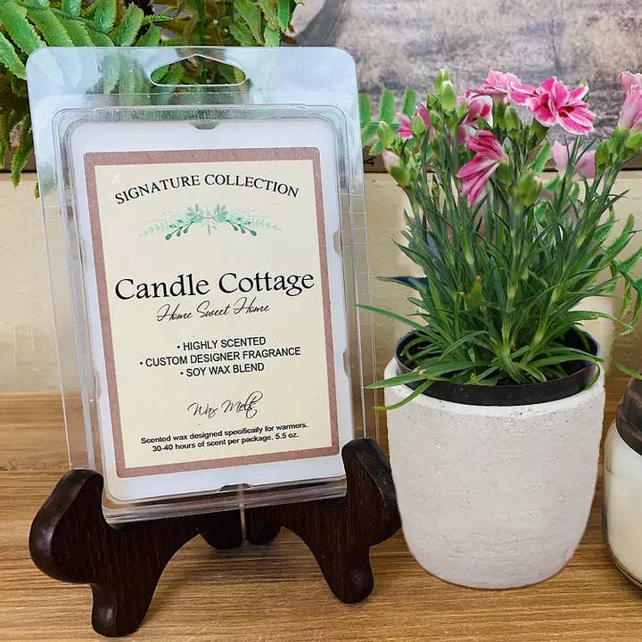 Signature Collection Wax Melt - Home Sweet Home for wholesale by The Candle Cottage & DUOS Dual Fragrance Candles