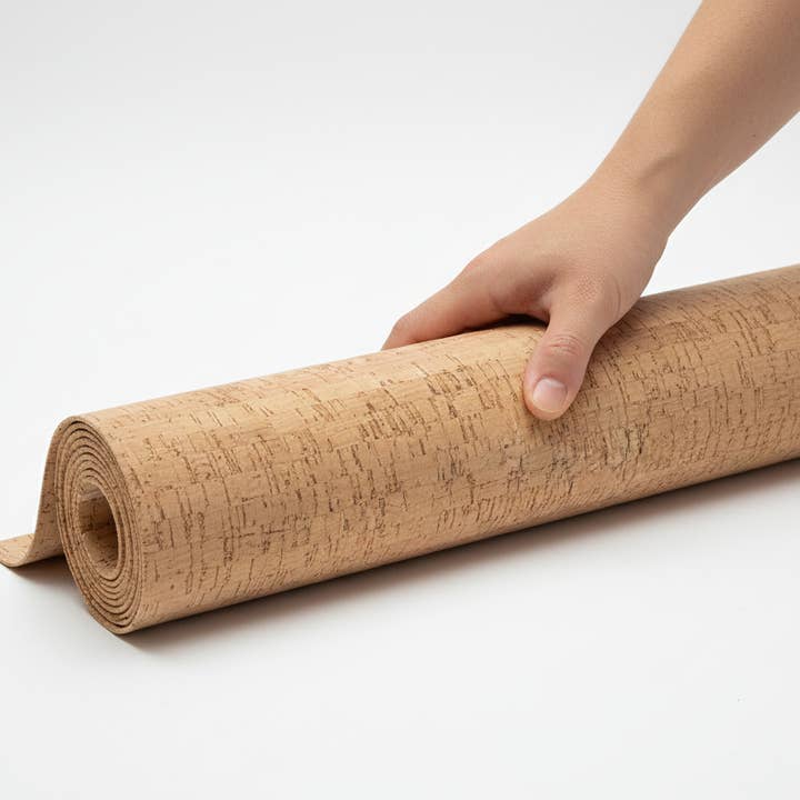 Natural Cork Fabric 13x19in 33x48cm for wholesale by Craft House PT