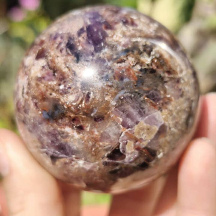 jiomind - Wholesale Spiritual stone/crystal - Super 7 Quartz Crystal Sphere, Melody Stone, Sacred 7 Sphere4
