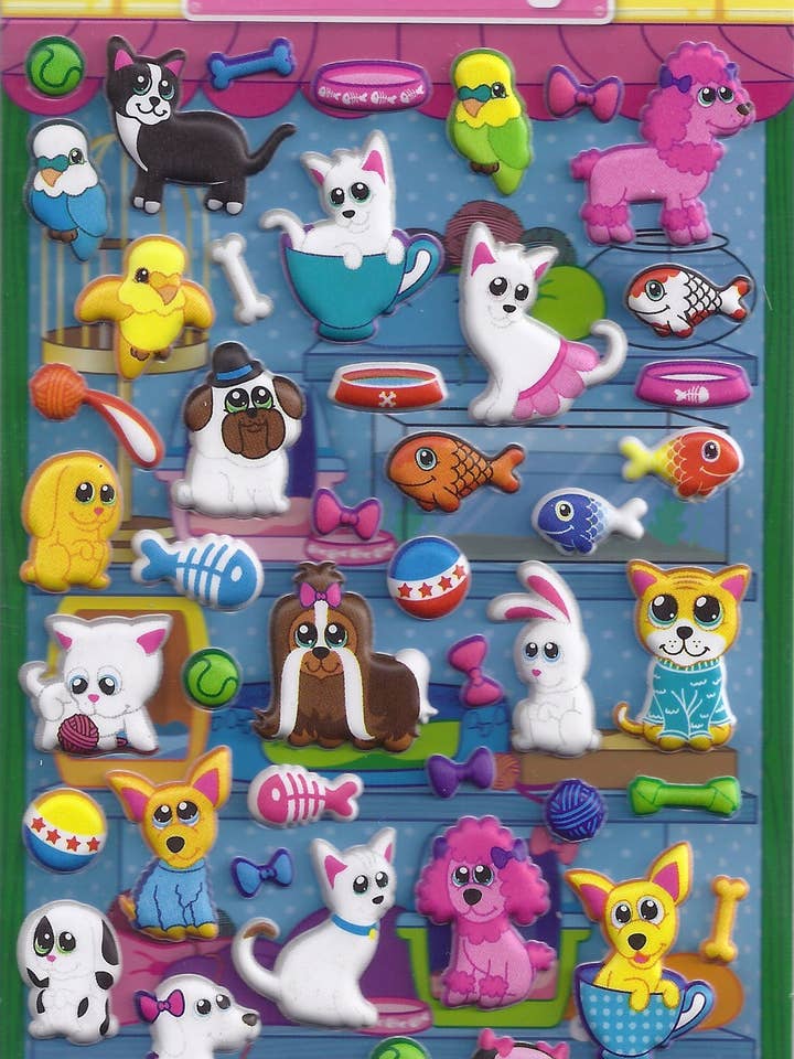 Pet Shop Kidscraft Stickers for wholesale by Paper Projects Ltd