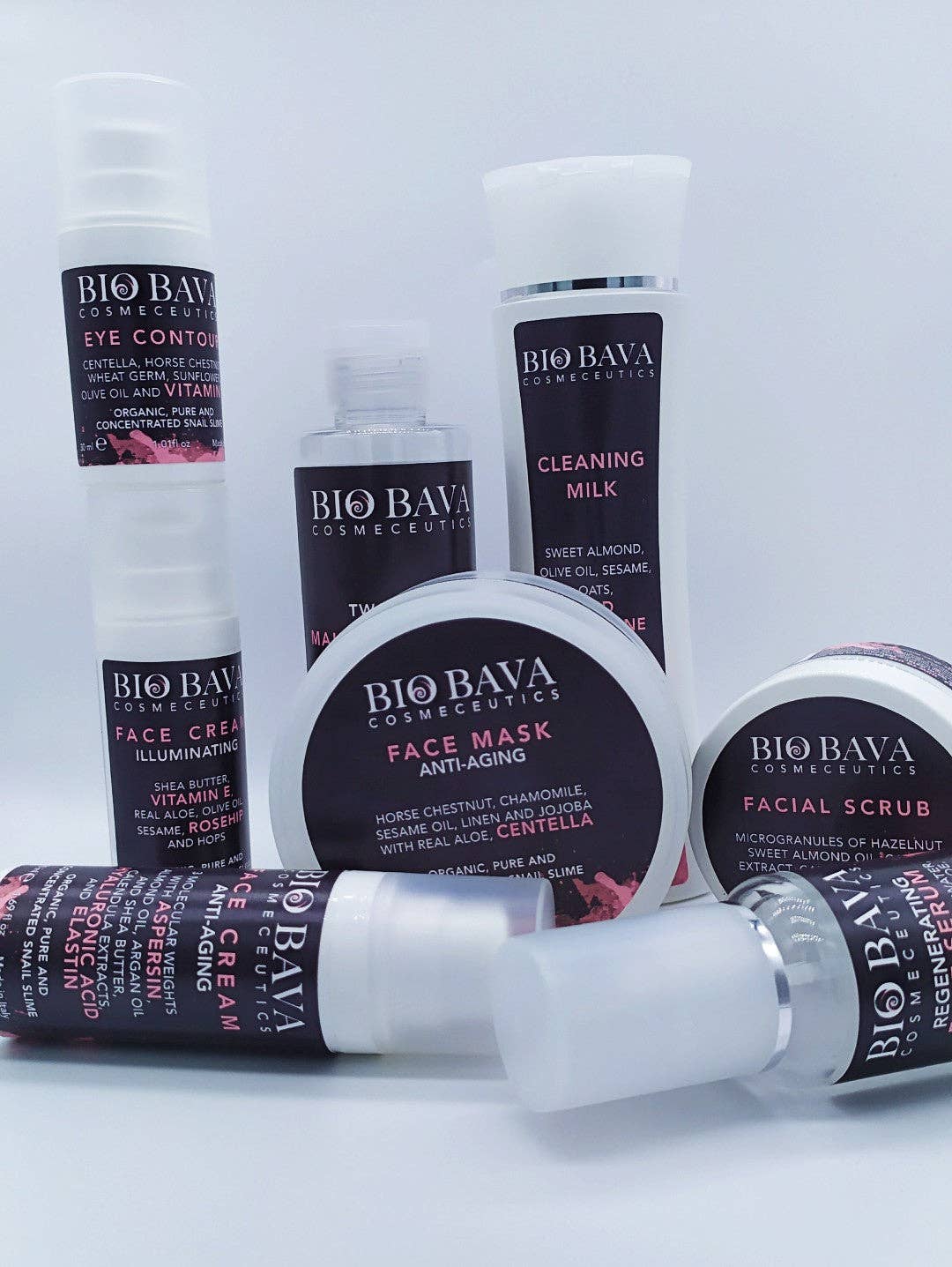 Bio Bava - Cosmeceutica biologica - Wholesale Facial Care Set/Kit - Bio skin care complete2