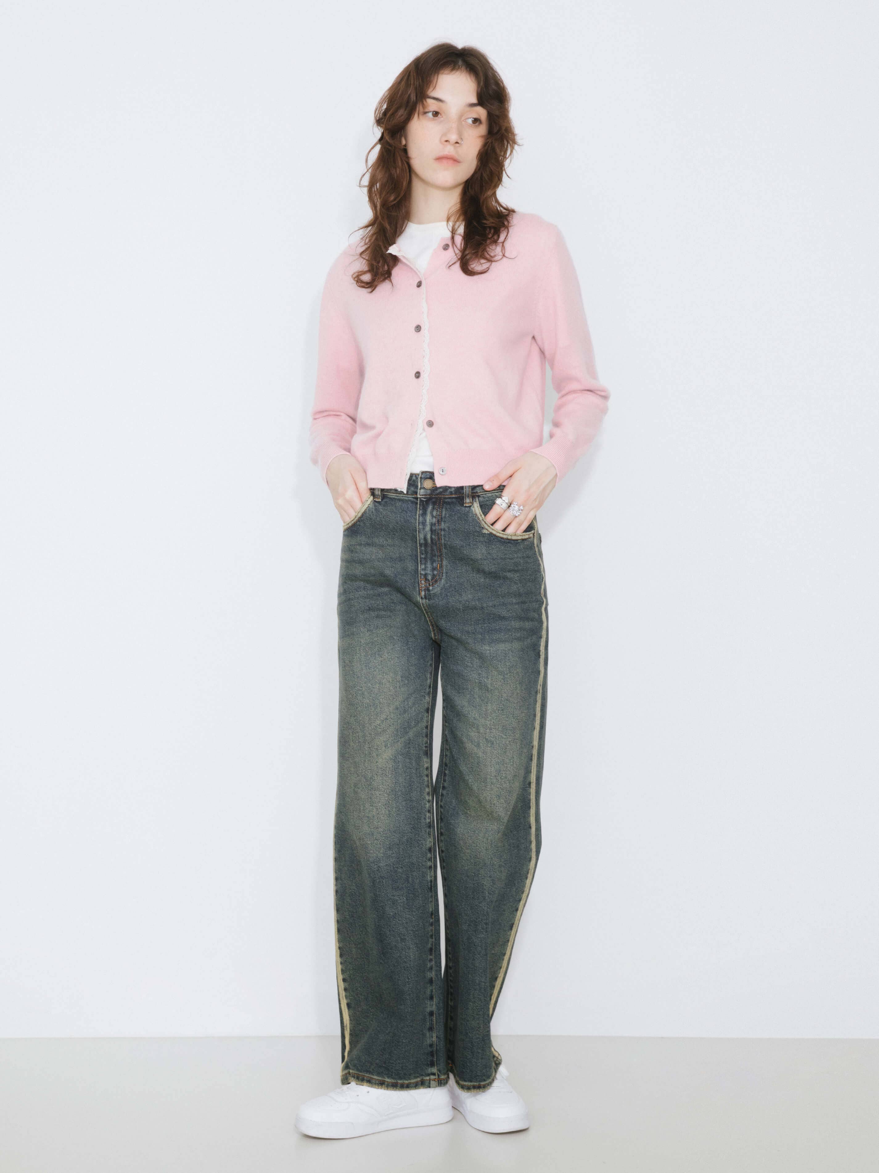 CUBIC - Wholesale Jeans - Women's - Vintage Bronze Wash Dark Jeans14