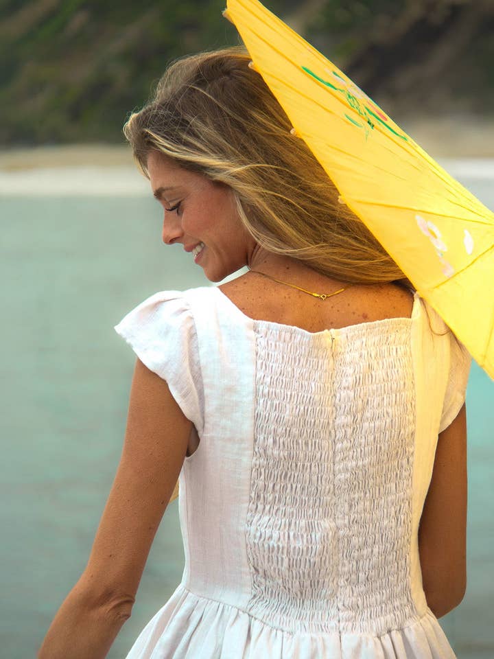 Sun & Sanctuary - Wholesale Dress - Women's - Whitecliff Linen Dress2