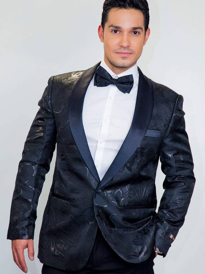 "Monte Carlo" Tuxedo Jacket Shawl for wholesale by Tux-USA®