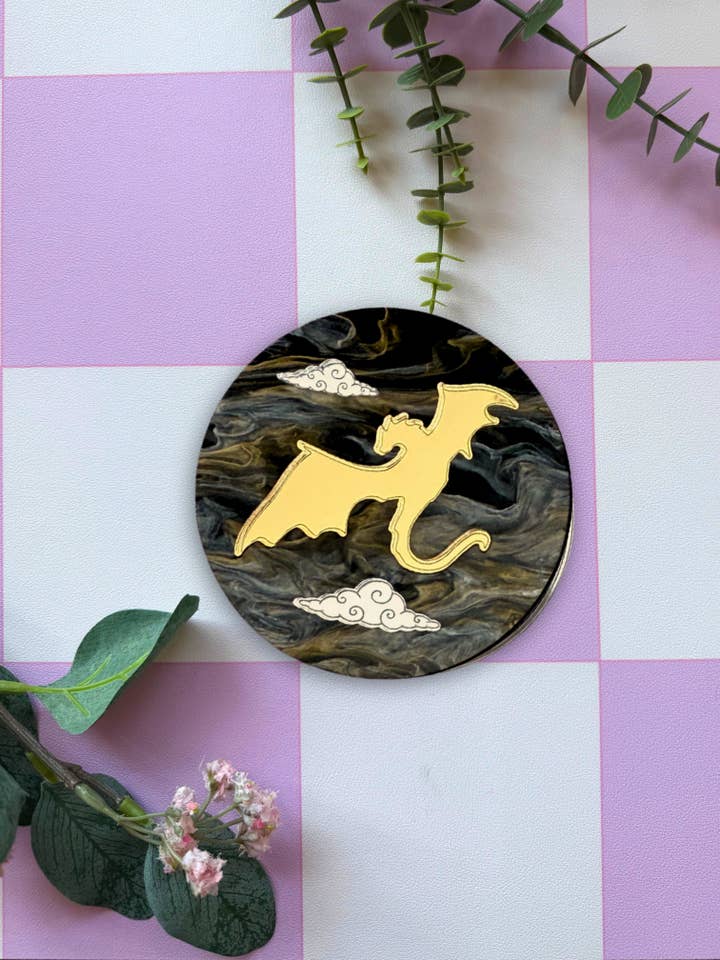 Dragonbound Magnetic e-Reader & Phone Grip for wholesale by Lunar Cult Design