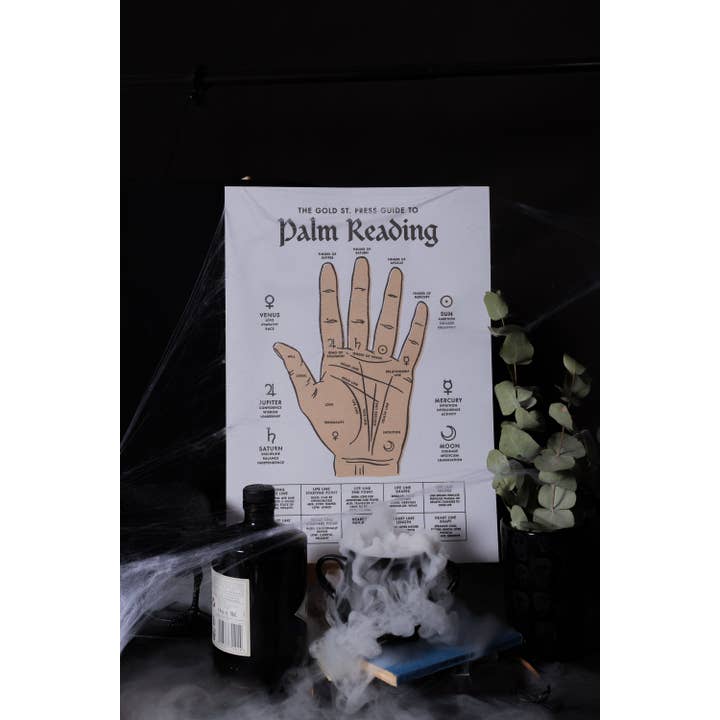 Gold St. Press - Wholesale Art print - Guide To Palm Reading Art Print1