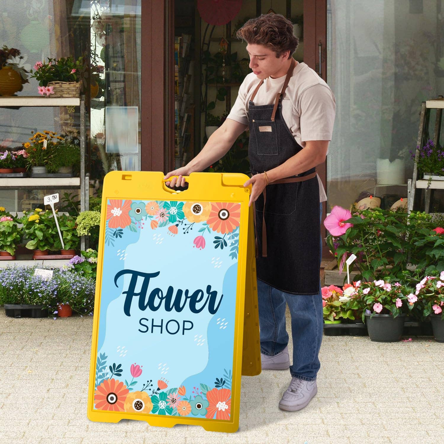 Jumbl - Wholesale Sign - A-Frame Outdoor Sandwich Signboard 28x22" with PVC Cover18